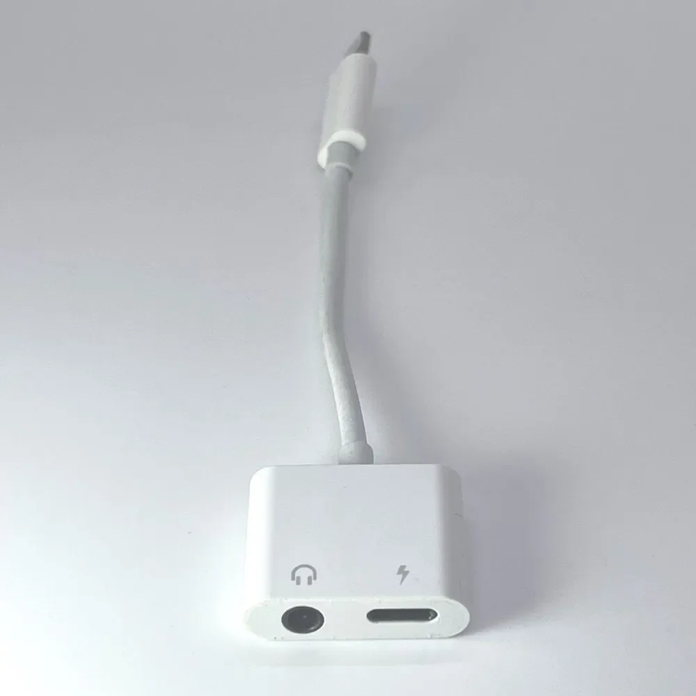 NWOT Apple 3.5mm Audio & Lightning Charging Rockstar Adapter